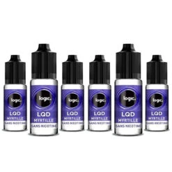 6 Bouteilles Logic LQD 0 Mg/ml - Myrtille