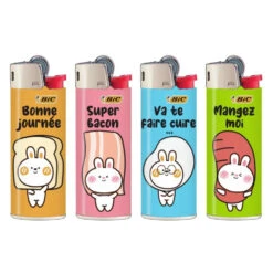 Fournitures Pour Fumeurs -Fournitures Pour Fumeurs barquette de 50 briquets mini j25 good morning 1