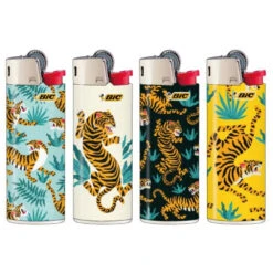 Fournitures Pour Fumeurs -Fournitures Pour Fumeurs barquette de 50 briquets mini j25 tiger 1
