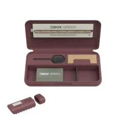 Fournitures Pour Fumeurs -Fournitures Pour Fumeurs boite a tabac slim rouge multi usage tobox green 1