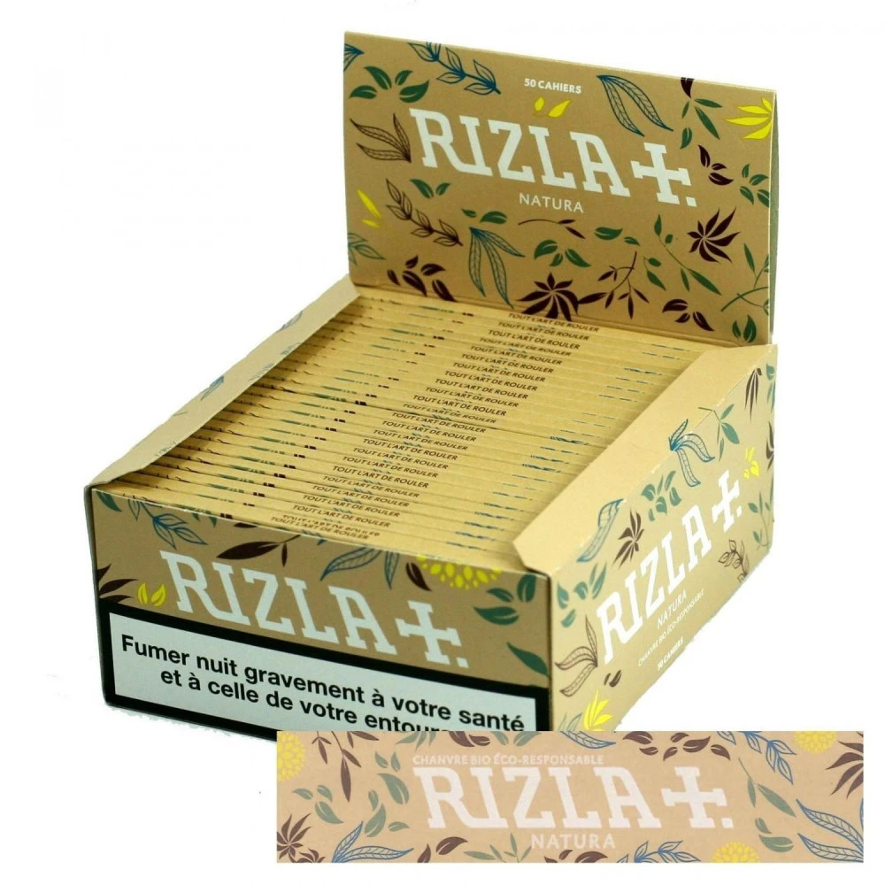 Boite De 50 Cahiers De Feuilles Slim Rizla Natura 4 Boite De 50 Cahiers De Feuilles Slim Rizla Natura – Image 2