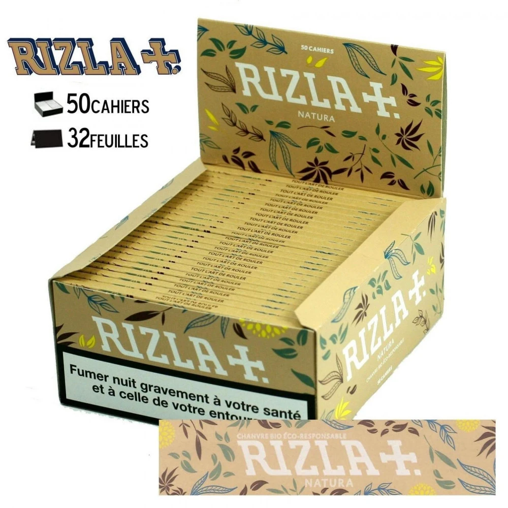 Boite De 50 Cahiers De Feuilles Slim Rizla Natura 3 Boite De 50 Cahiers De Feuilles Slim Rizla Natura