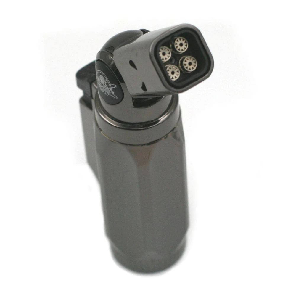 Briquet Anthracite Champ High 4 Flammes Turbo Orientable 5 Briquet Anthracite Champ High 4 Flammes Turbo Orientable – Image 3