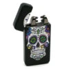 Briquet Double Arc Belflam – Calavera -Fournitures Pour Fumeurs briquet double arc belflam calavera