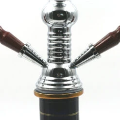 Chicha Al Malik - Double Tuyaux - Argent 9 Chicha Al Malik - Double Tuyaux - Argent -Fournitures Pour Fumeurs chicha al malik double tuyaux argent 3