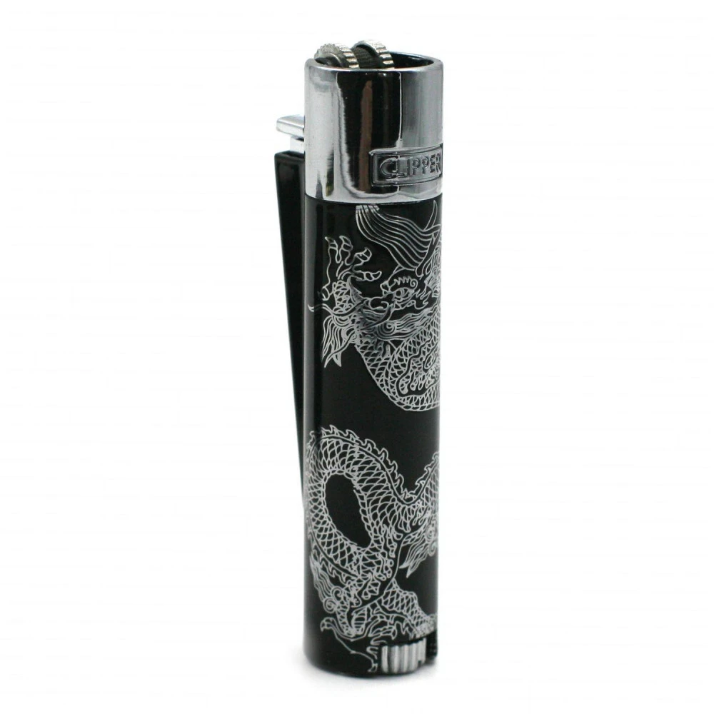 Clipper Métal Avec Etui – Black Super Dragons 4 Clipper Métal Avec Etui – Black Super Dragons – Image 2