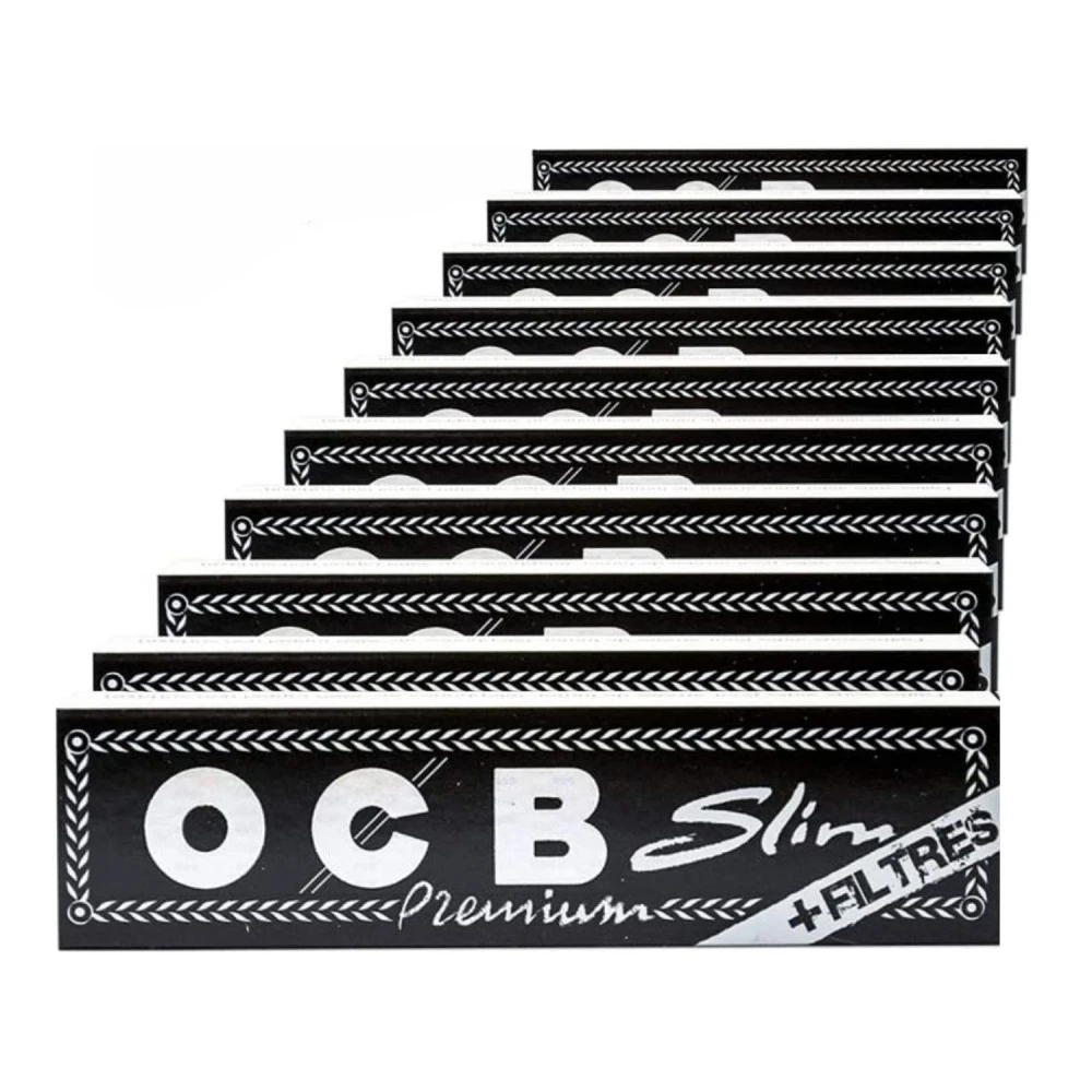 Feuilles à Rouler OCB Slim Tips X10 3 Feuilles à Rouler OCB Slim Tips X10