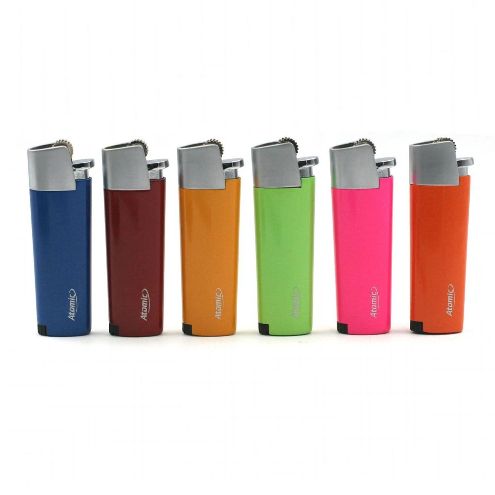 Lot De 12 Briquets Métal Luxe Atomic 4 Lot De 12 Briquets Métal Luxe Atomic – Image 2