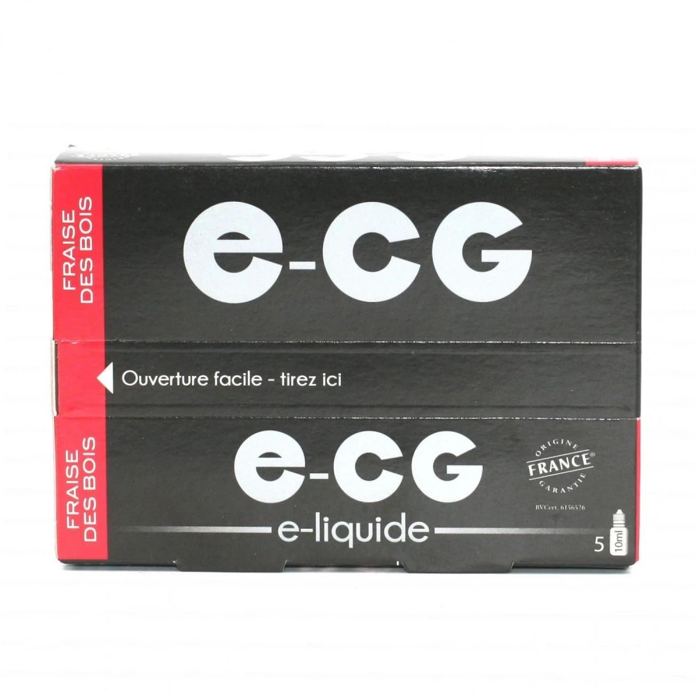 Lot De 5 Flacons E-CG - Fraise Des Bois 0 Mg/ml 4 Lot De 5 Flacons E-CG - Fraise Des Bois 0 Mg/ml – Image 2