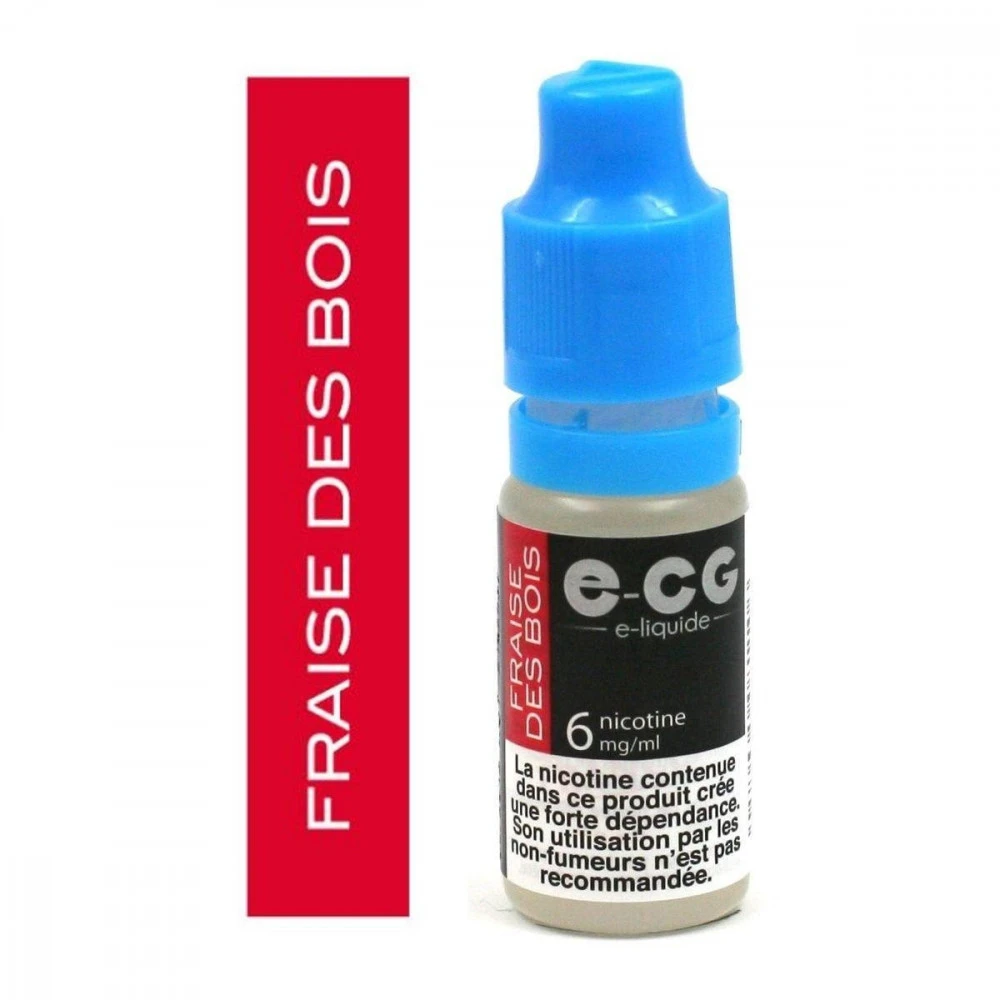 Lot De 5 Flacons E-CG - Fraise Des Bois 6 Mg/ml 5 Lot De 5 Flacons E-CG - Fraise Des Bois 6 Mg/ml – Image 3