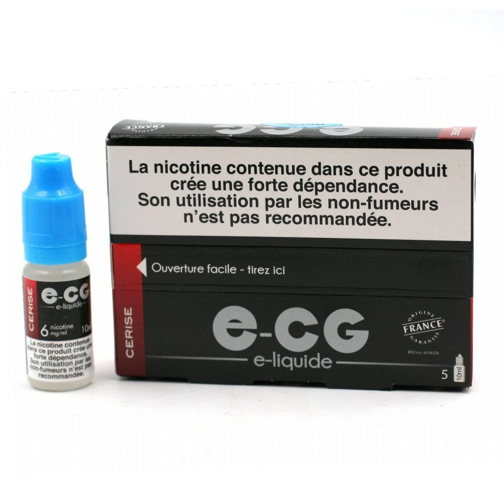 Lot De 5 Flacons E-CG - Goût Cerise 6 Mg/ml 3 Lot De 5 Flacons E-CG - Goût Cerise 6 Mg/ml