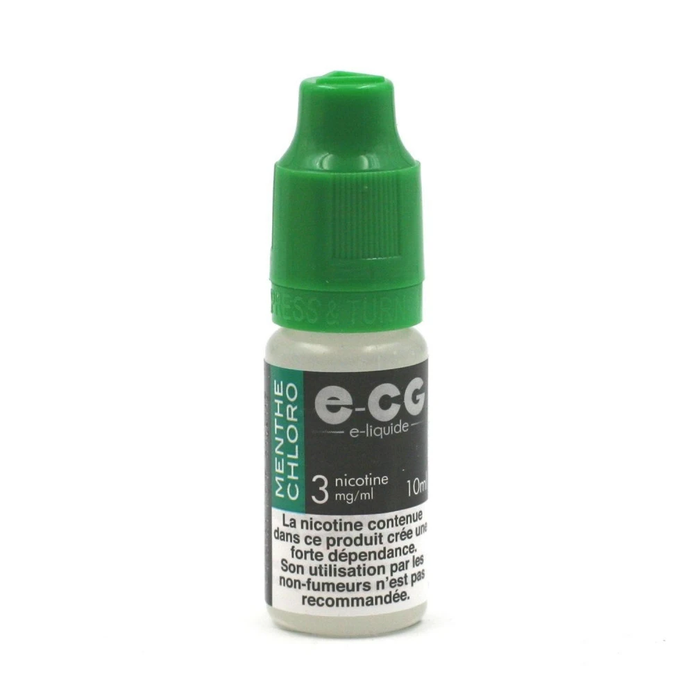 Lot De 5 Flacons E-CG - Goût Menthe Chloro 3 Mg/ml 6 Lot De 5 Flacons E-CG - Goût Menthe Chloro 3 Mg/ml – Image 4