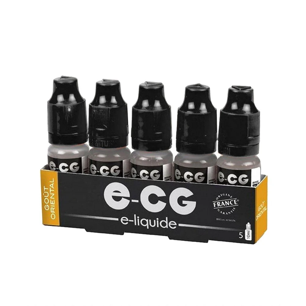 Lot De 5 Flacons E-CG - Goût Oriental 16 Mg/ml 3 Lot De 5 Flacons E-CG - Goût Oriental 16 Mg/ml