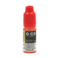 Lot De 5 Flacons E-CG - Goût Vanille 11 Mg/ml -Fournitures Pour Fumeurs lot de 5 flacons e cg gout vanille 11 mg ml 3