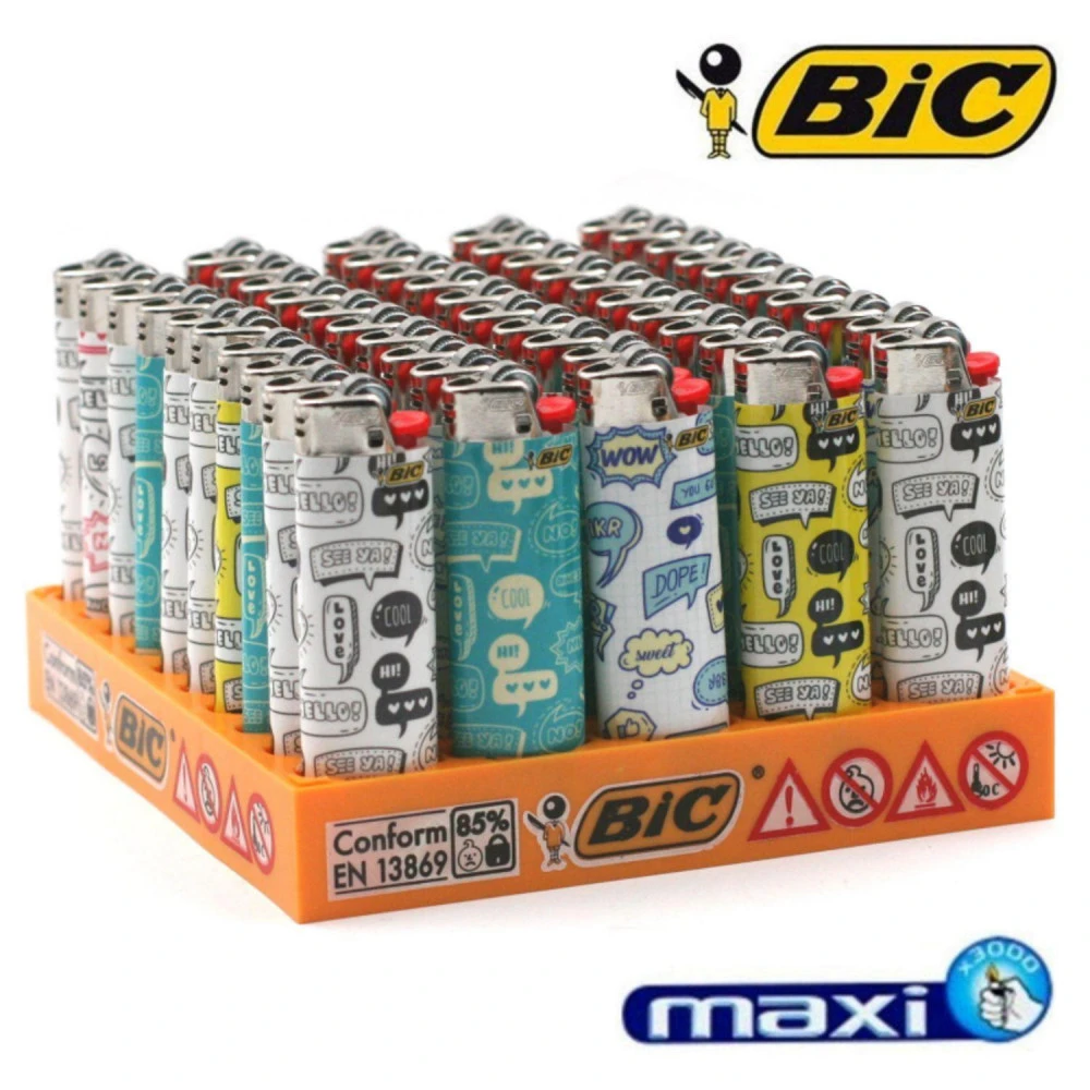 Lot De 50 Briquets BIC MAXI J26 - MOMO 3 Lot De 50 Briquets BIC MAXI J26 - MOMO