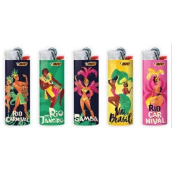 Lot De 50 Briquets BIC MAXI J26 - RIO -Fournitures Pour Fumeurs lot de 50 briquets bic maxi j26 rio 1