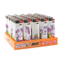 Fournitures Pour Fumeurs -Fournitures Pour Fumeurs lot de 50 briquets j26 licorne trash arc en ciel 1