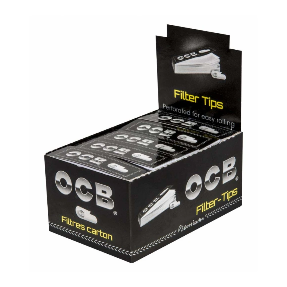 OCB Boite De 25 Carnets De Filtres Tips Cartons 3 OCB Boite De 25 Carnets De Filtres Tips Cartons