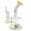 Champ Pipe - Bong En Verre - 16cm Jaune -Fournitures Pour Fumeurs pipe bong en verre 16cm jaune