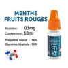 Vap Nation Colorz Lot De 5 Liquides - Menthe Fruits Rouges 3 Mg -Fournitures Pour Fumeurs vap nation colorz lot de 5 liquides menthe fruits rouges 3 mg