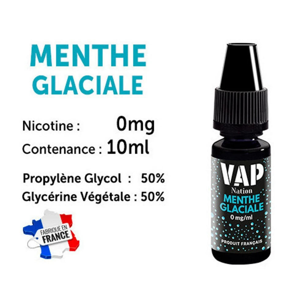 Vap Nation Lot De 5 Liquides - Menthe Glaciale 0 Mg 3 Vap Nation Lot De 5 Liquides - Menthe Glaciale 0 Mg