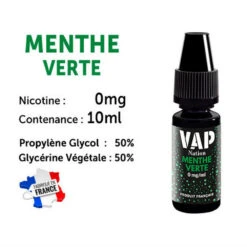 Vap Nation Lot De 5 Liquides - Menthe Verte 0 Mg
