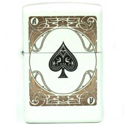 Zippo Blanc - As De Pique 9 Zippo Blanc - As De Pique -Fournitures Pour Fumeurs zippo blanc as de pique 3