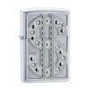 Zippo Briquet Dollar Chrome Poli Avec Cristaux
