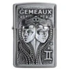 Zippo Briquet Zodiaque - Gémeaux -Fournitures Pour Fumeurs zippo briquet zodiaque gemeaux