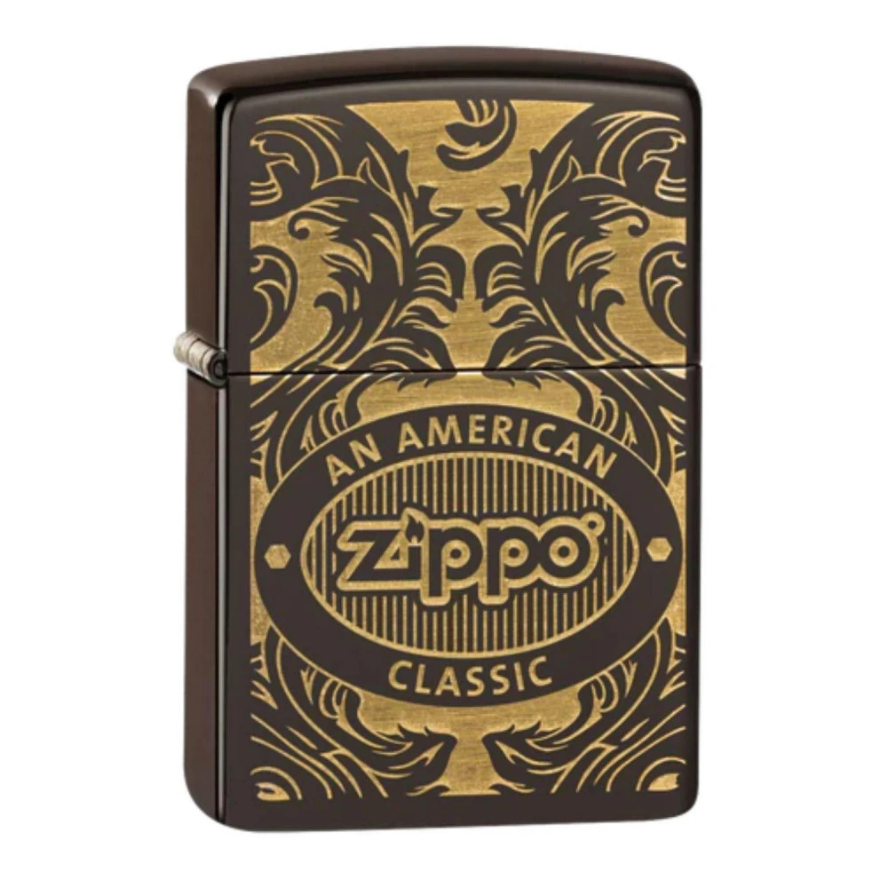 Zippo Design Scroll Art Déco Marron 60005290 3 Zippo Design Scroll Art Déco Marron 60005290